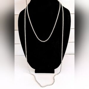 Vintage Coro Double Rhinestone Signed Coro Jewelry – Sparkling Tennis Style